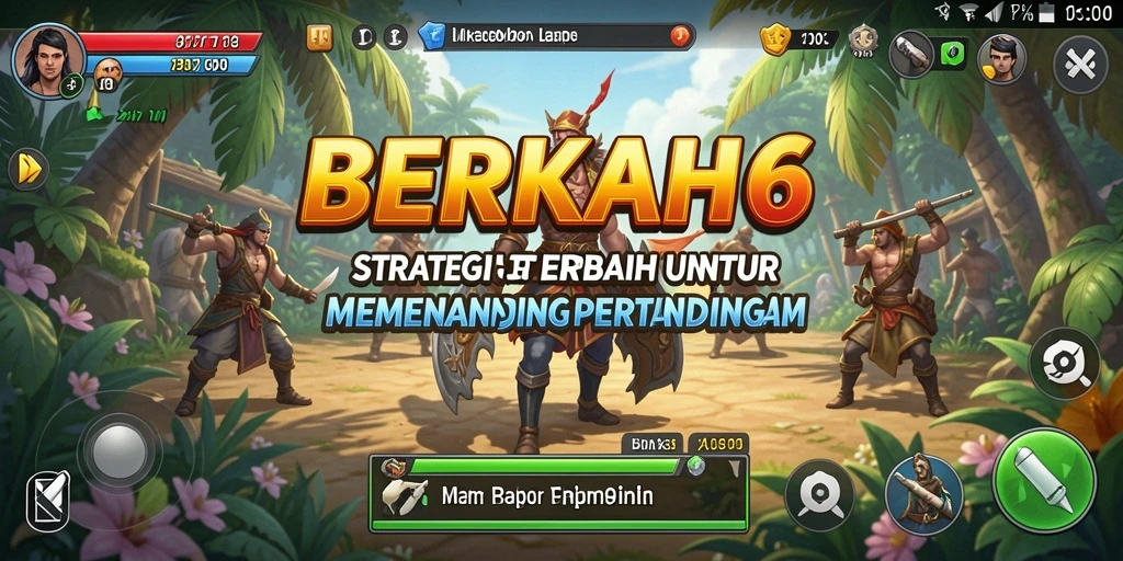 Tangkapan layar gameplay yang menampilkan strategi mendebarkan di BERKAH6.