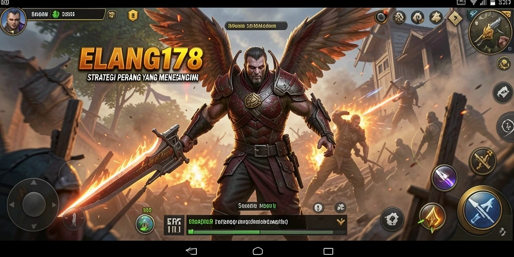 Tampilan gameplay ELANG178 dengan pertempuran strategis yang mendebarkan.
