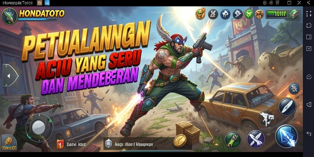 Tampilan gameplay <strong>HONDATOTO</strong> yang seru dan menegangkan.