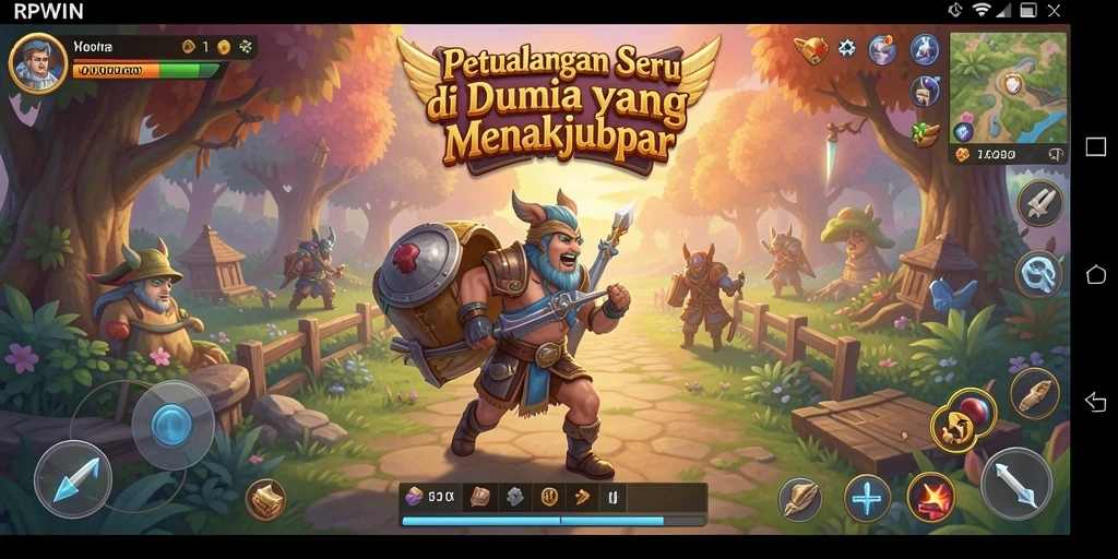 Tampilan gameplay RPWIN yang menarik dan penuh petualangan.