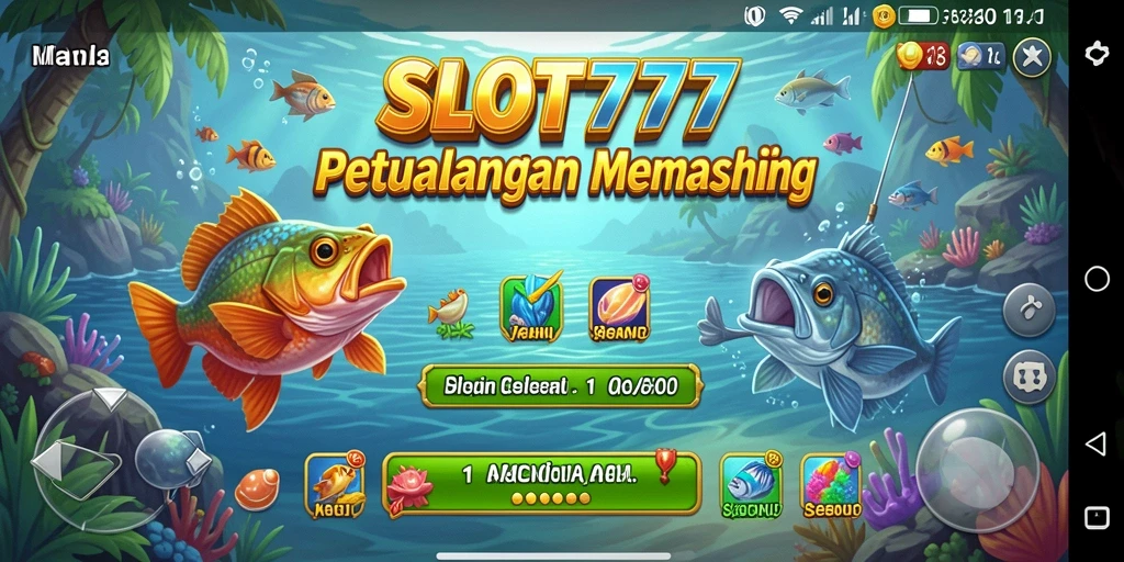 Tangkapan ikan yang beragam dalam gameplay SLOT777.