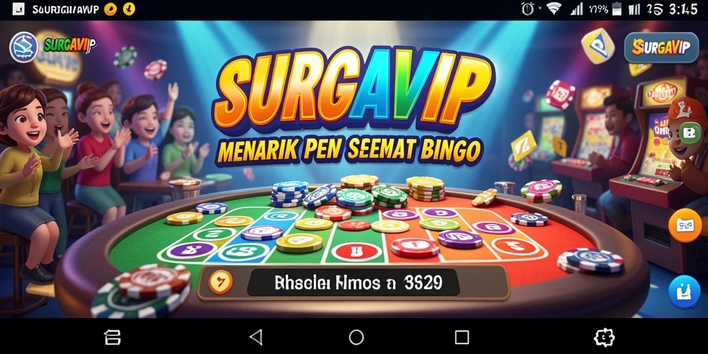 Tampilan gameplay SURGAVIP yang seru dan penuh warna.