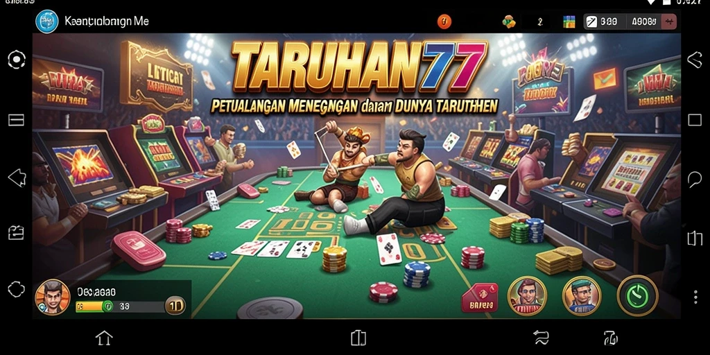 Tampilan gameplay yang menarik di dunia petualangan TARUHAN77.