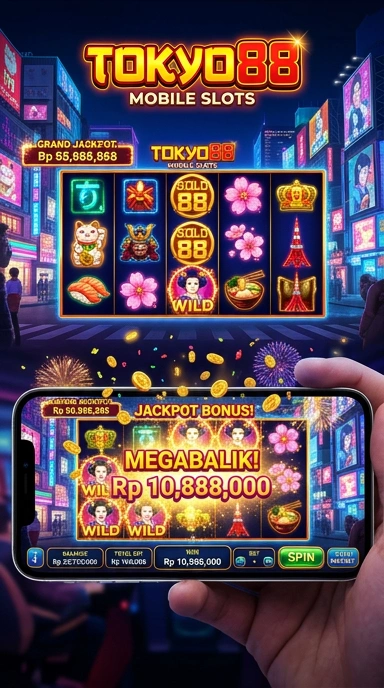 Tampilan beranda aplikasi tokyo88 yang menarik.